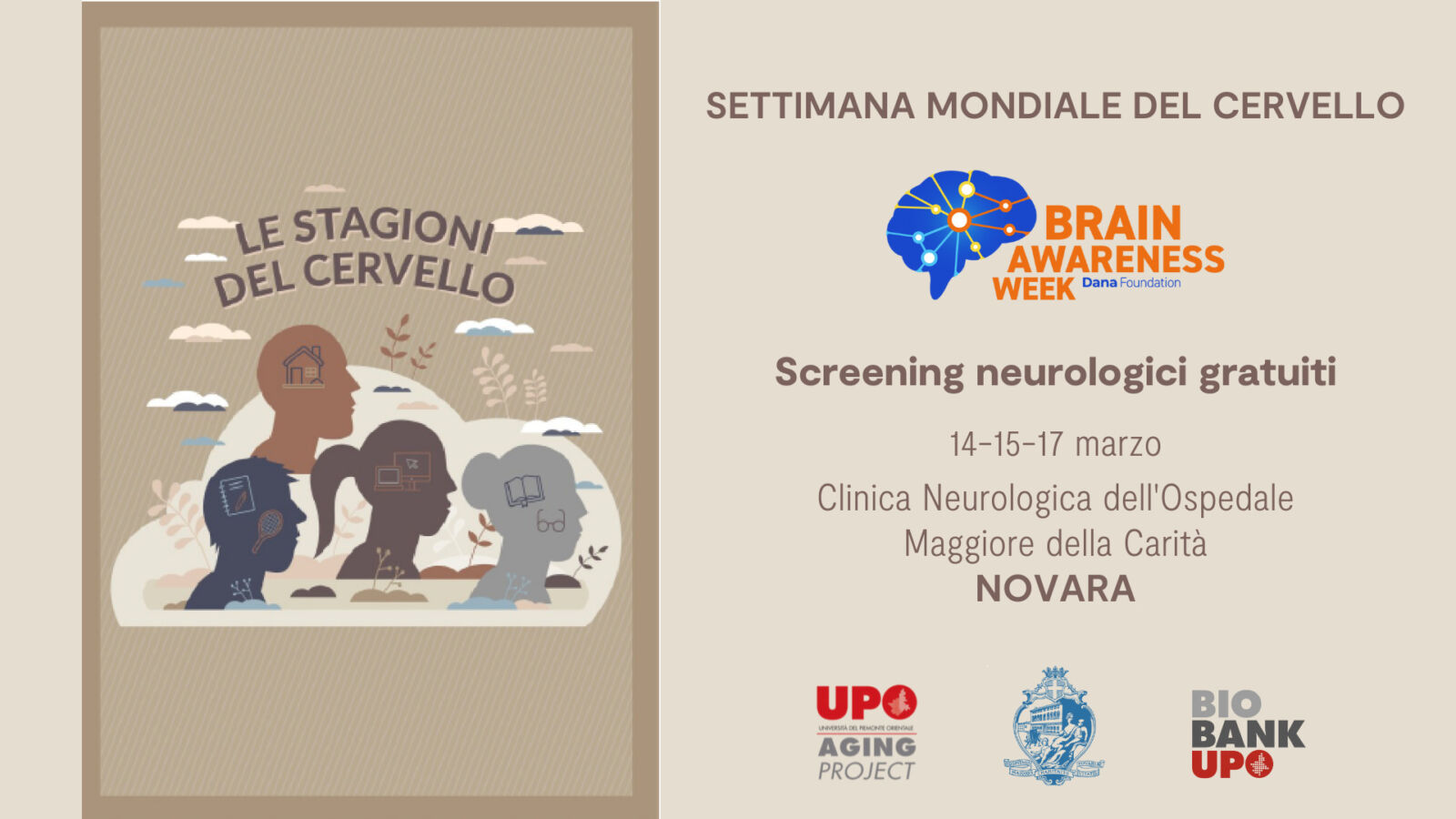 settimana del cervello AOU Novara- Aging Project UniUPO